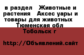  в раздел : Животные и растения » Аксесcуары и товары для животных . Тюменская обл.,Тобольск г.